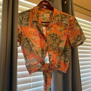 Crop Hawaiian shirt